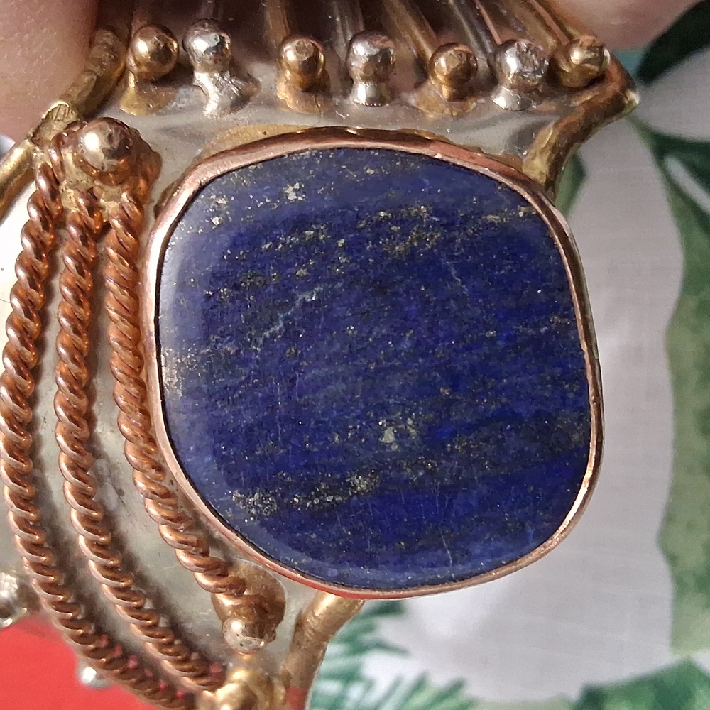Lapis Brutalist Bracelet - Picture 4 of 10